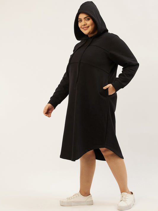 Everday Ease Hoodie Fleece Dress