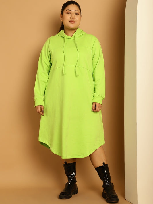 Everday Ease Hoodie Fleece Dress
