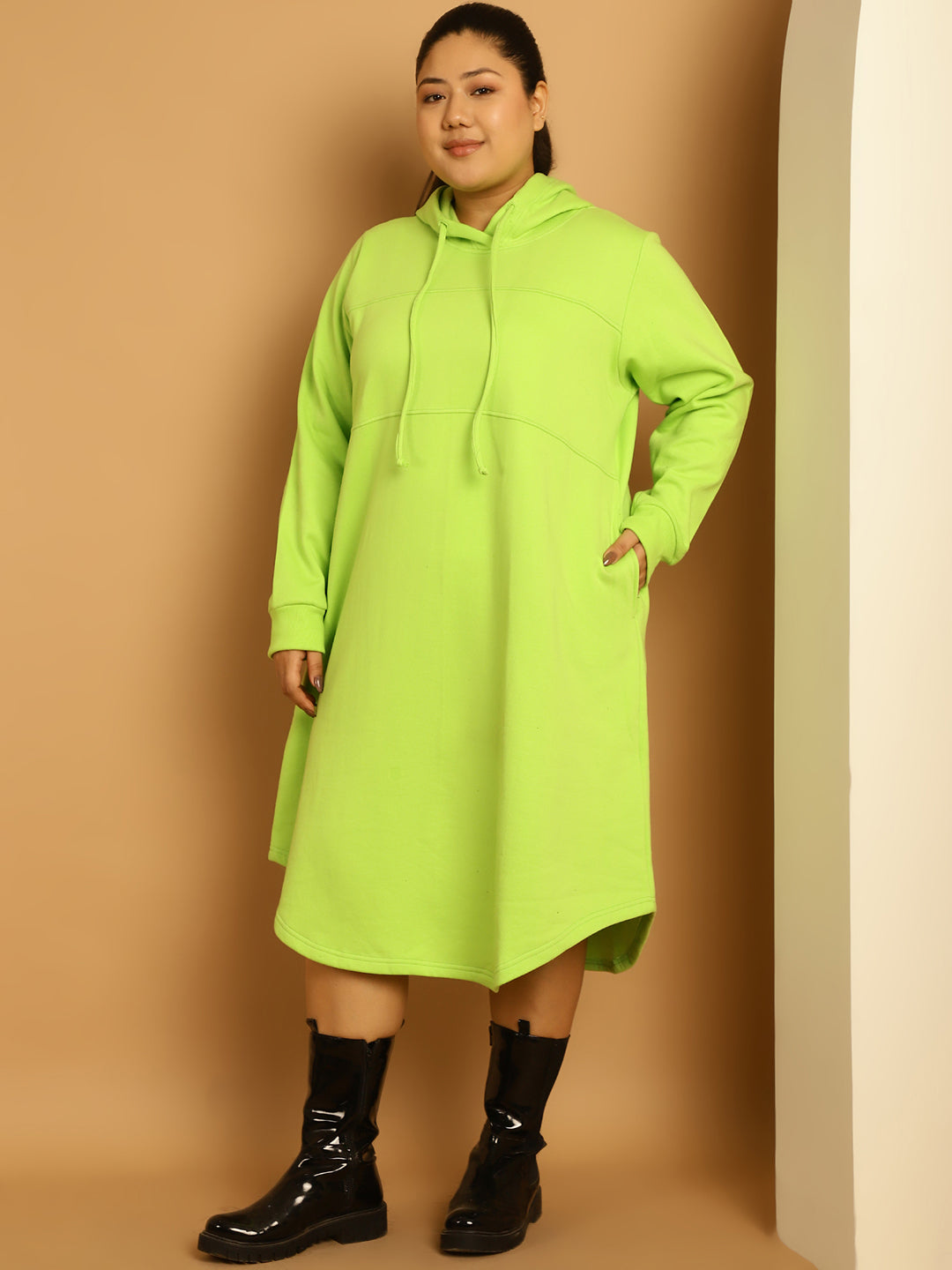 Everday Ease Hoodie Fleece Dress