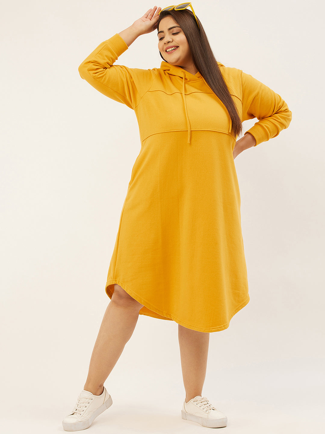 Everday Ease Hoodie Fleece Dress