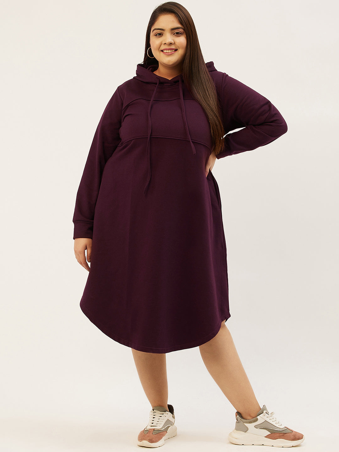 Everday Ease Hoodie Fleece Dress