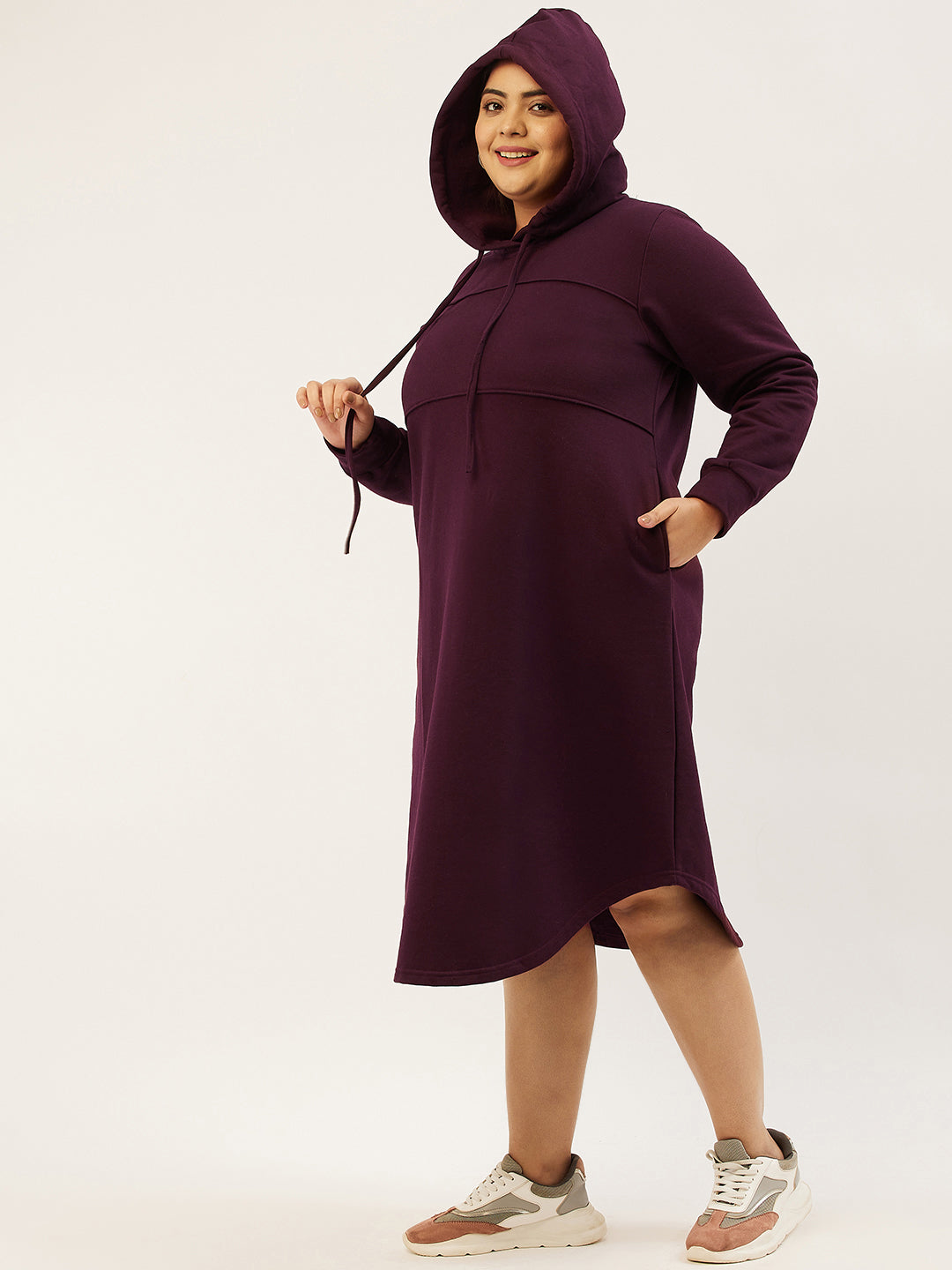 Everday Ease Hoodie Fleece Dress