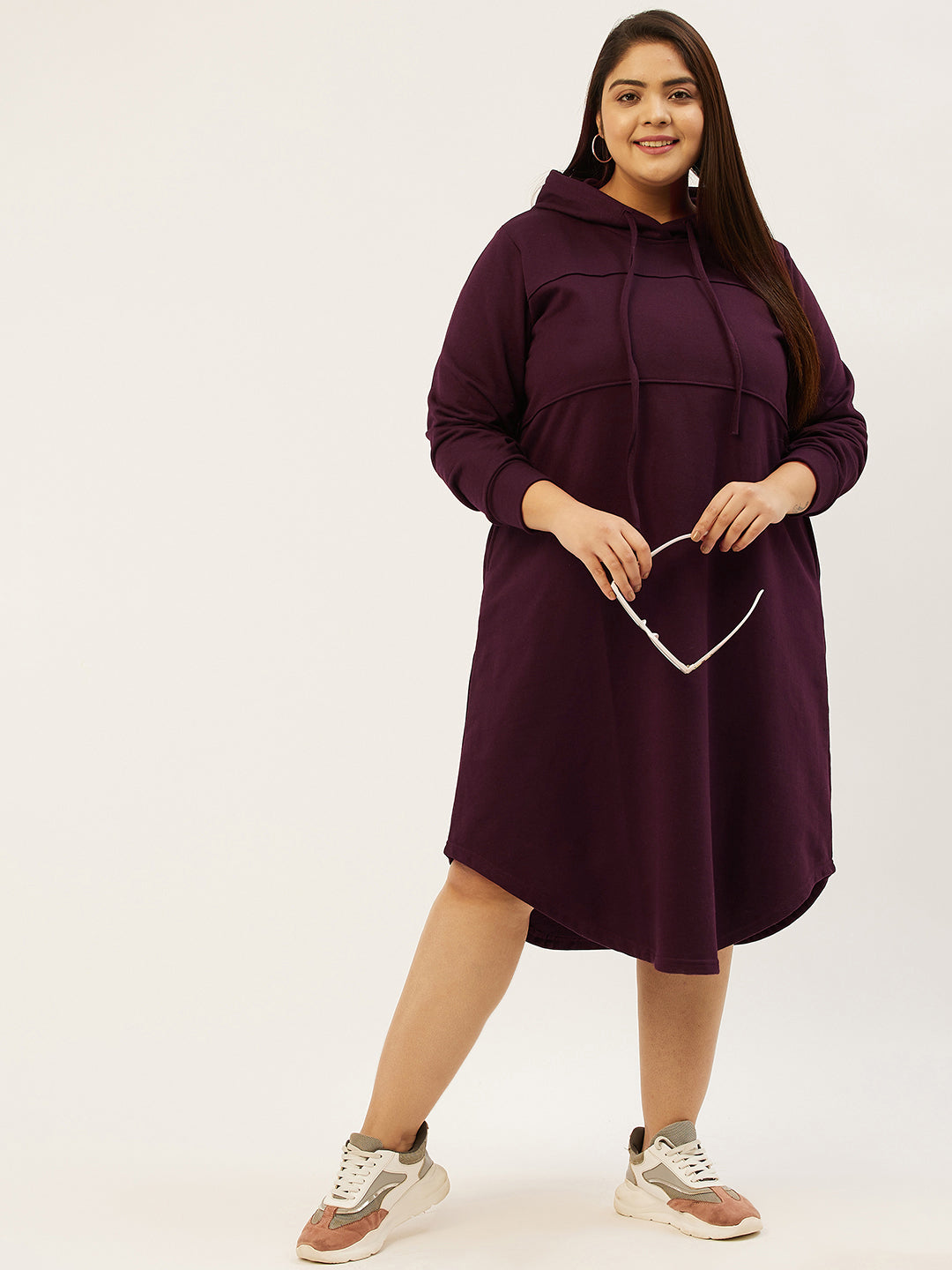 Everday Ease Hoodie Fleece Dress