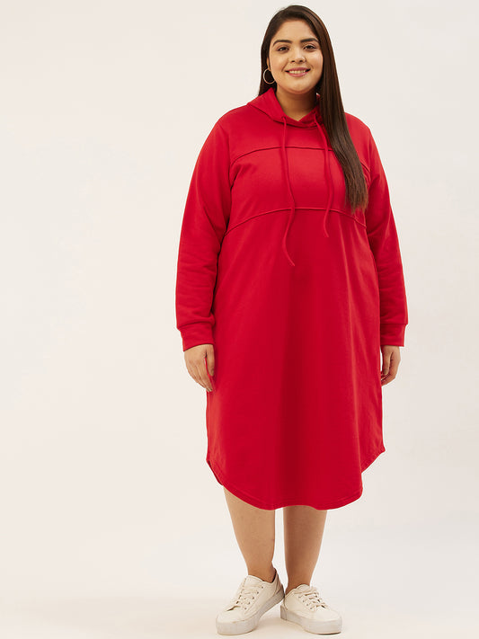 Everday Ease Hoodie Fleece Dress