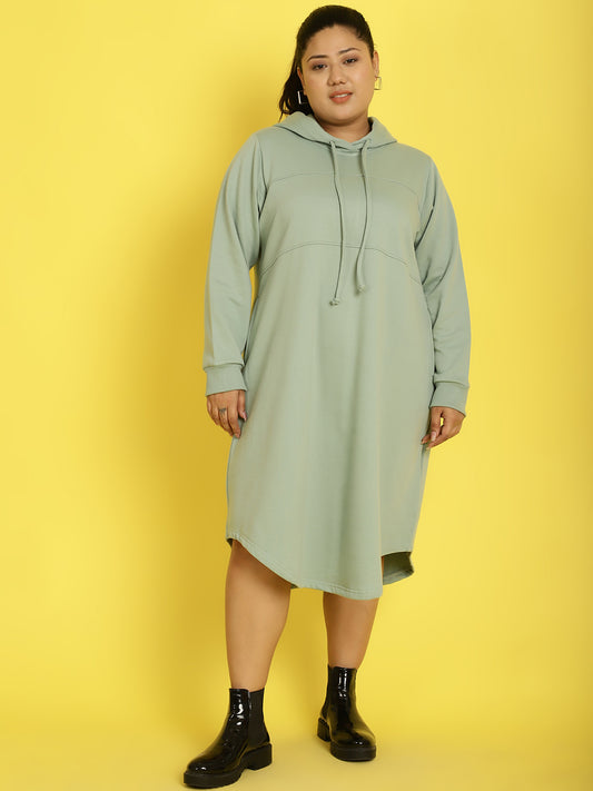 Everday Ease Hoodie Fleece Dress
