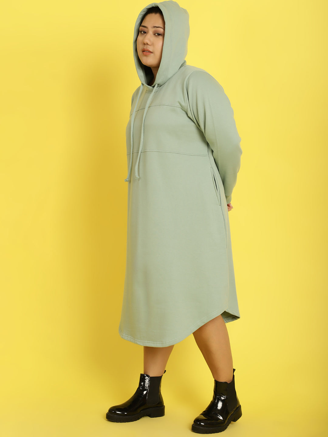 Everday Ease Hoodie Fleece Dress