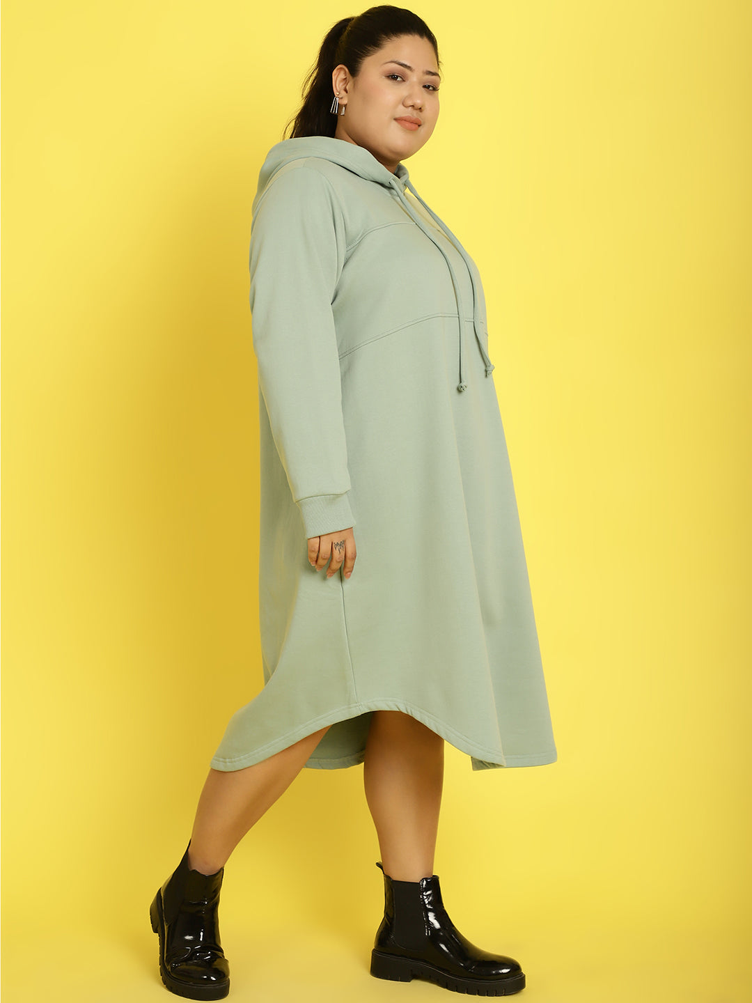 Everday Ease Hoodie Fleece Dress