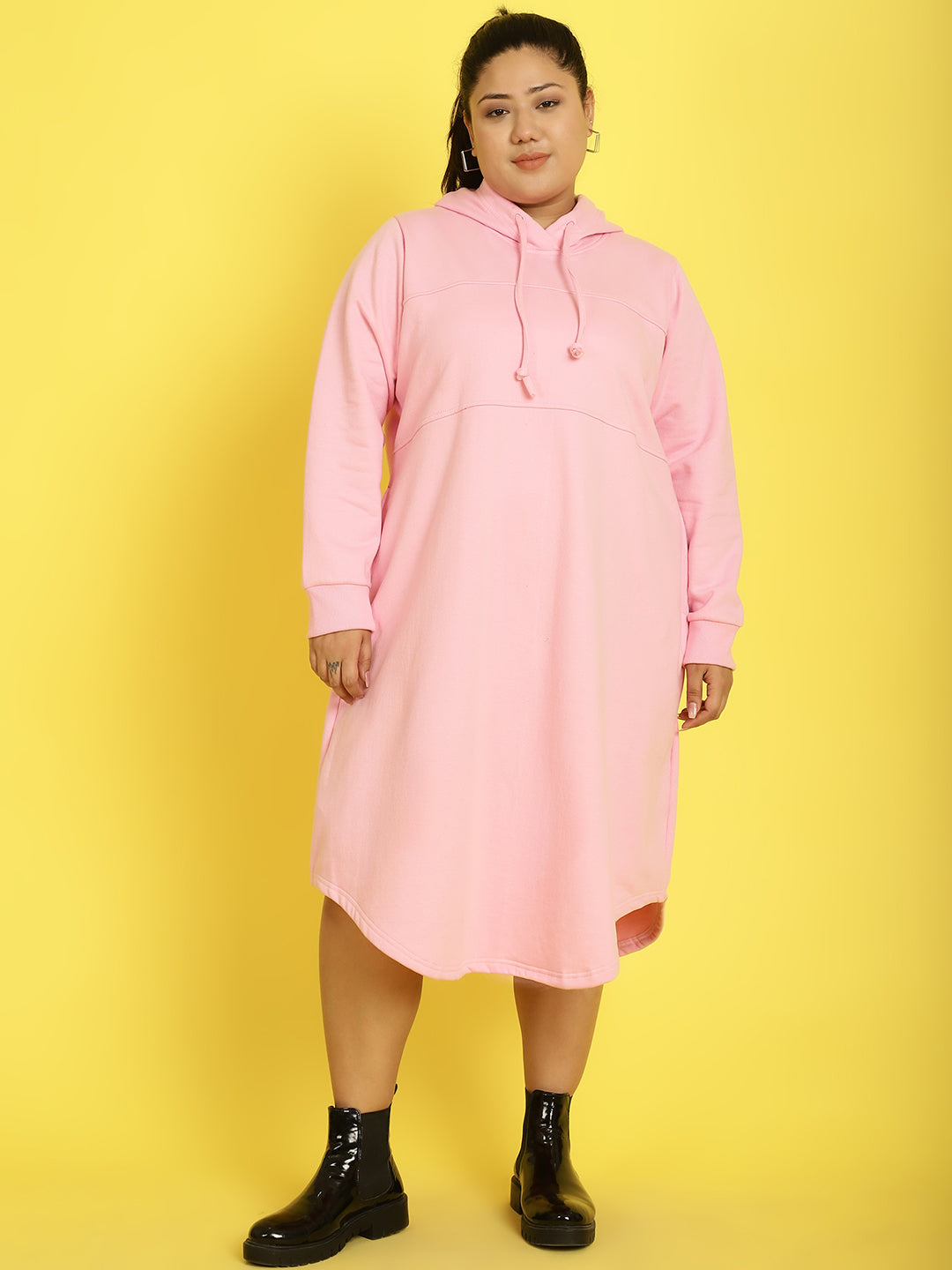 Everday Ease Hoodie Fleece Dress