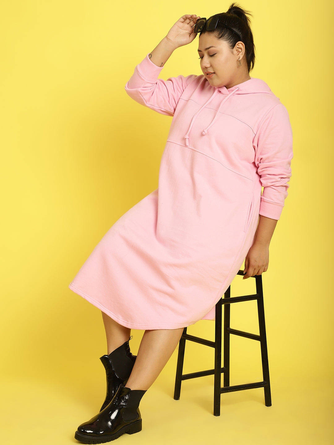 Everday Ease Hoodie Fleece Dress