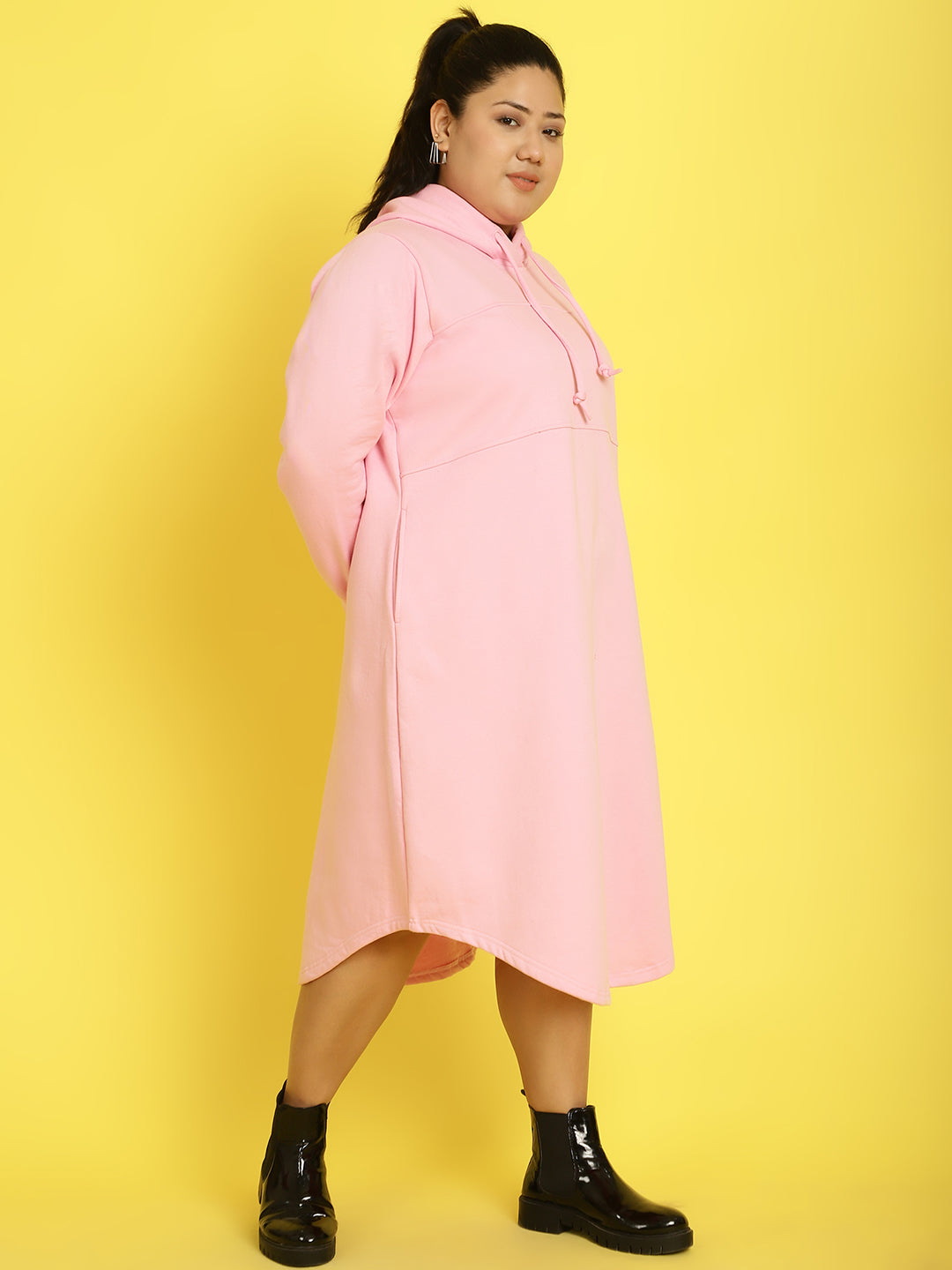 Everday Ease Hoodie Fleece Dress