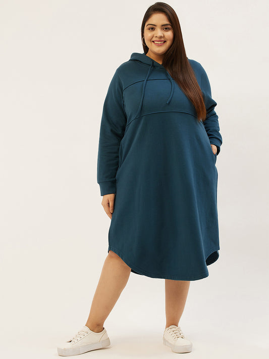 Everday Ease Hoodie Fleece Dress