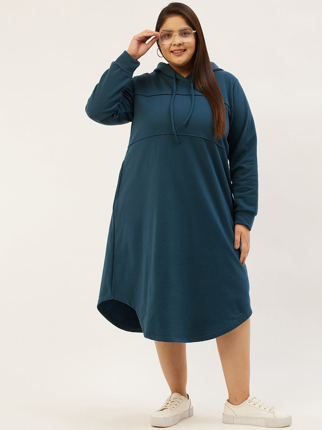 Everday Ease Hoodie Fleece Dress