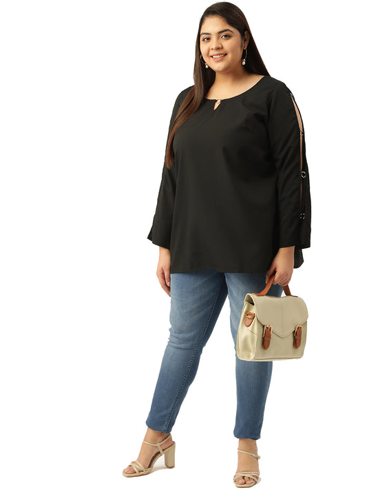 Stylish Plus Size Women Casual Top