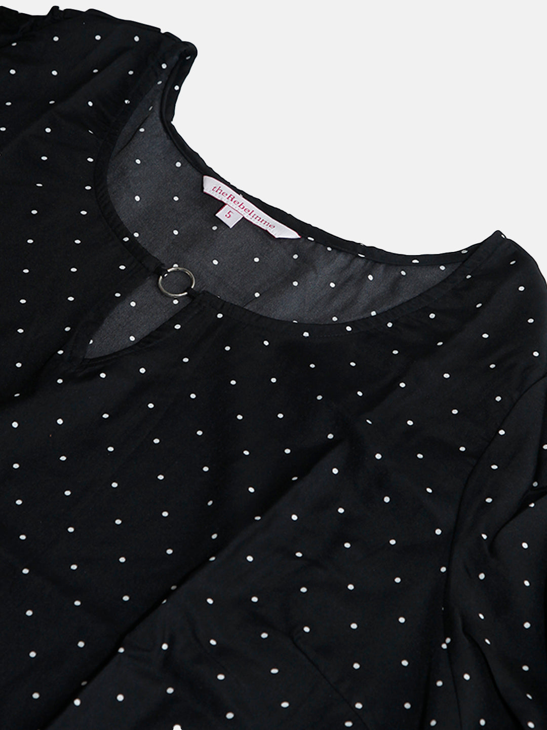 Plus Size Keyhole Neck Top