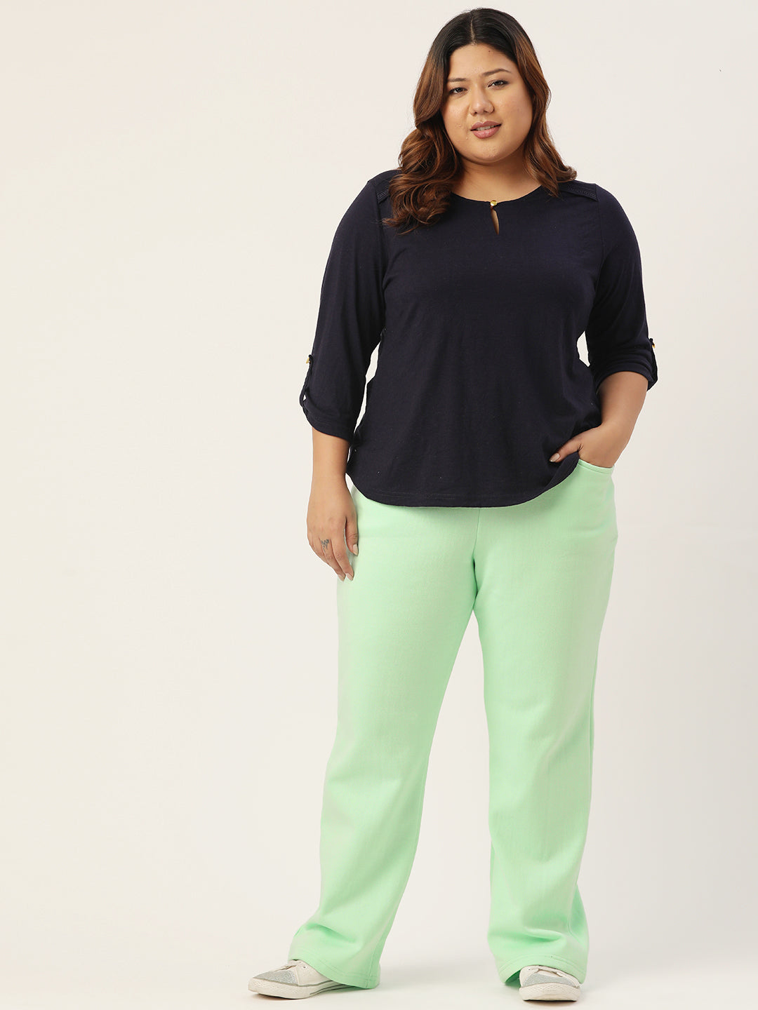 Chic Plus Size Women’s Casual Wear Trouser