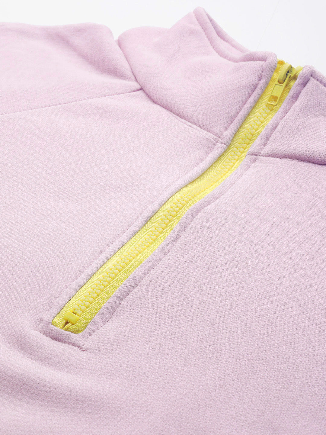 Mandarin Collar Pullover Sweatshirt