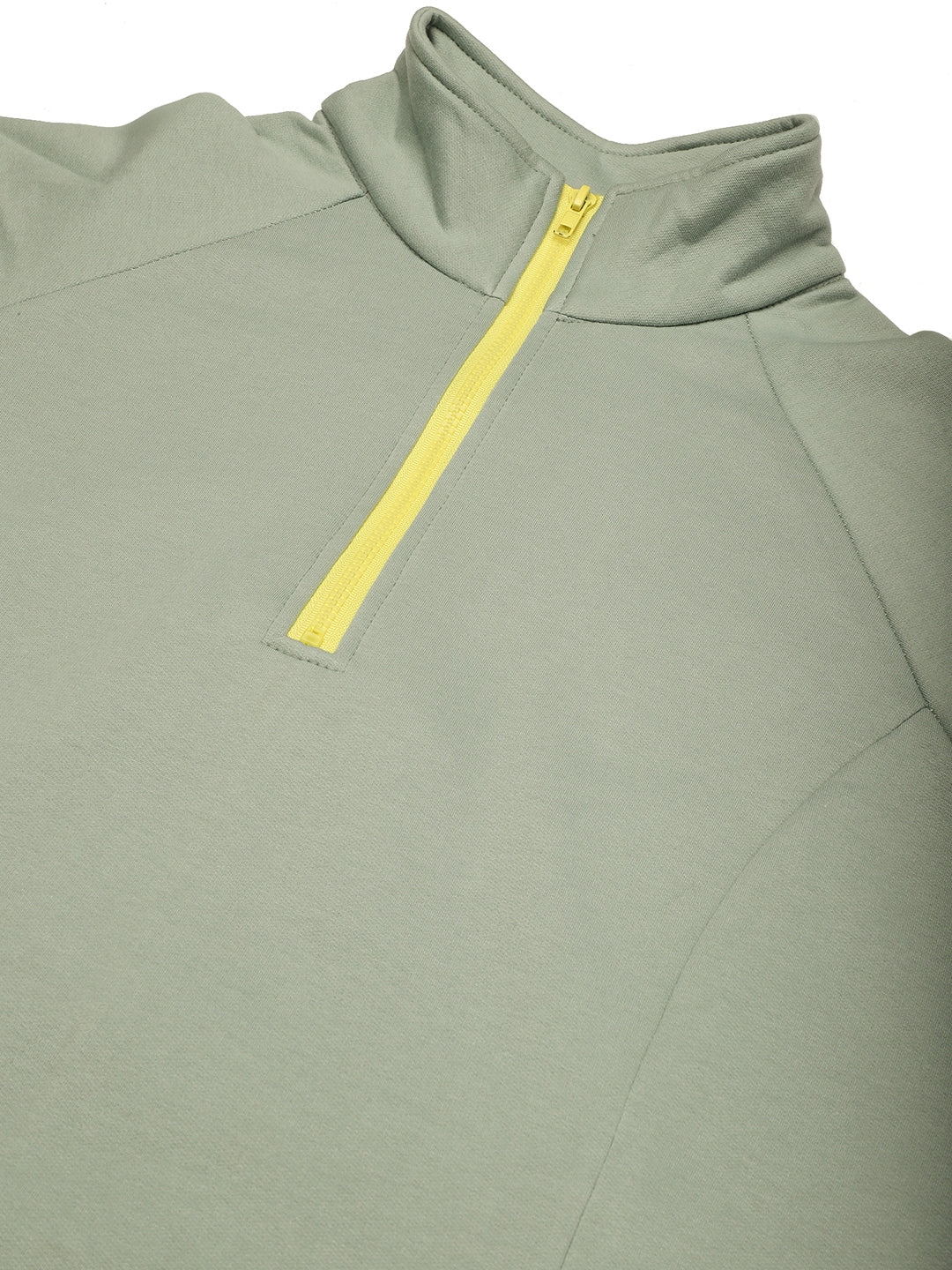 Mandarin Collar Pullover Sweatshirt