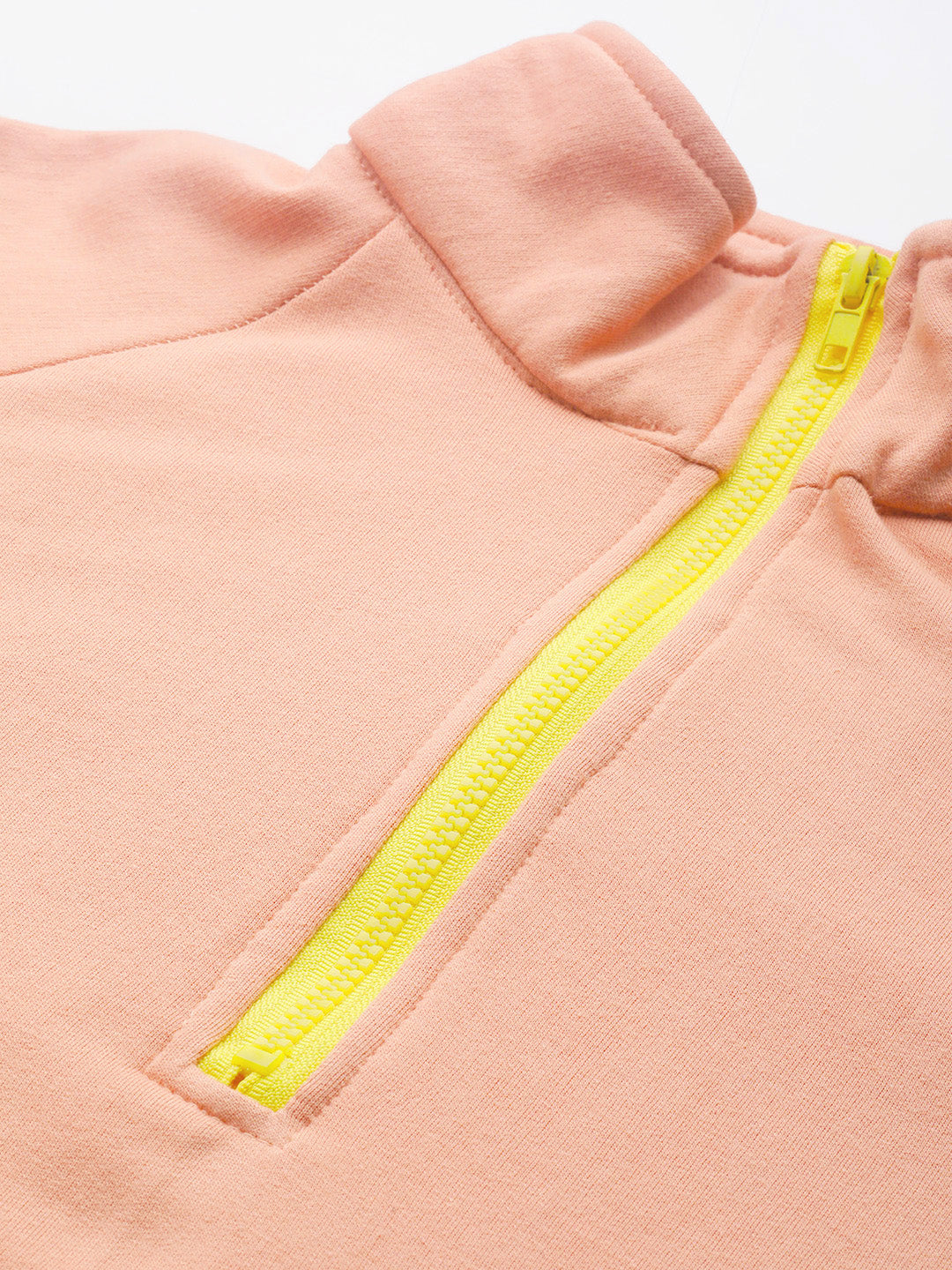 Mandarin Collar Pullover Sweatshirt