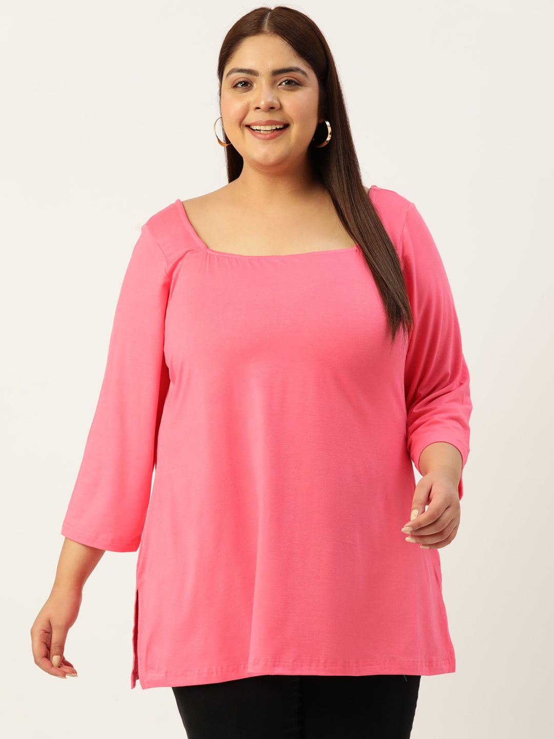 Plus Size Knitted Top