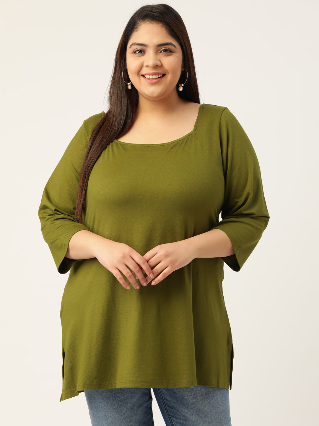 Plus Size Knitted Top