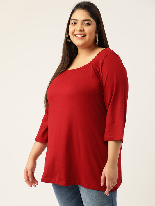 Plus Size Knitted Top