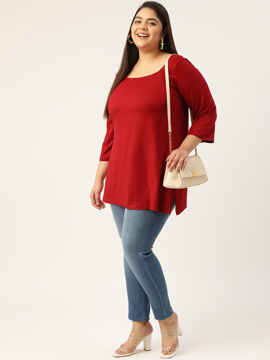 Plus Size Knitted Top