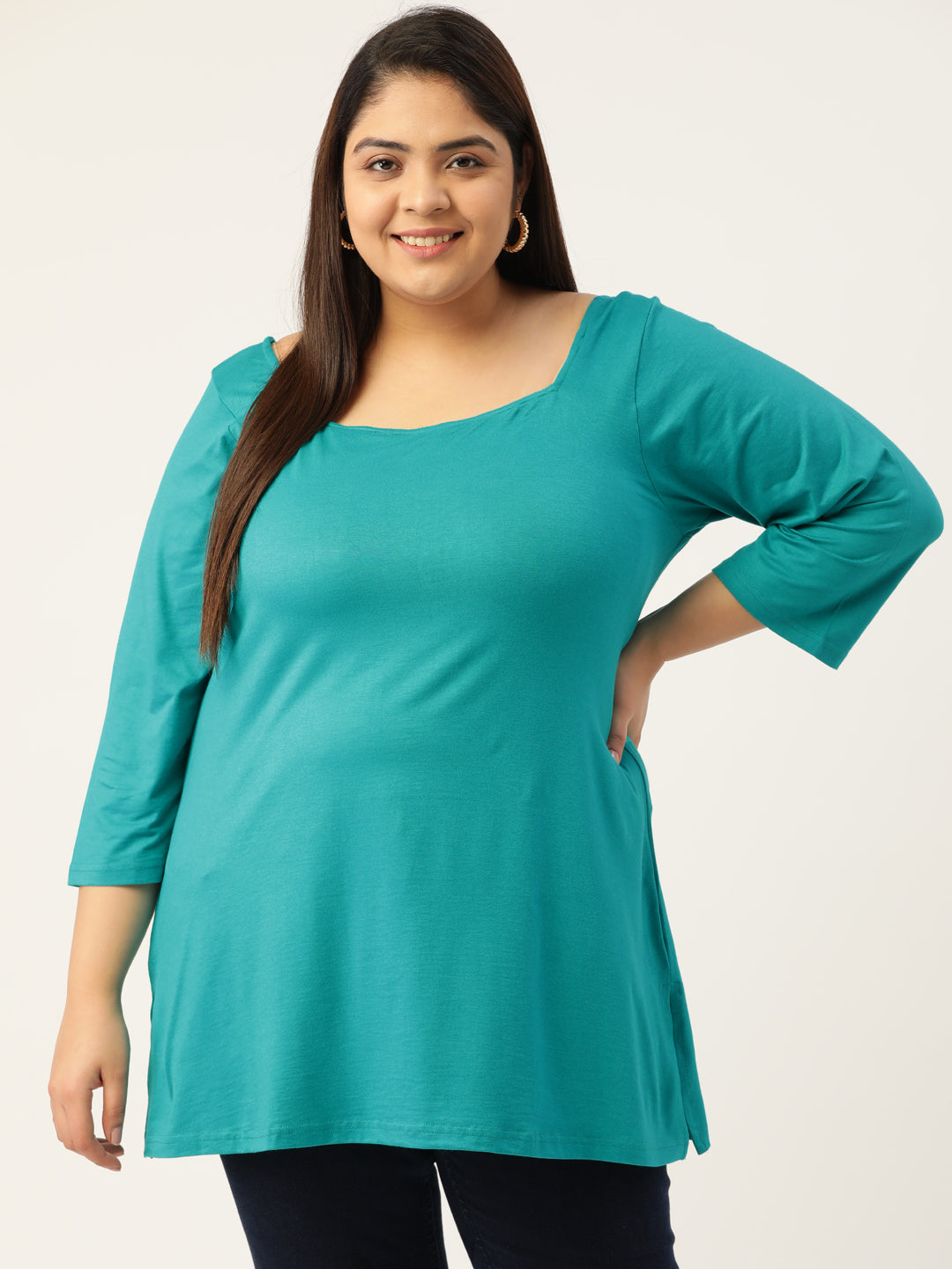 Plus Size Knitted Top