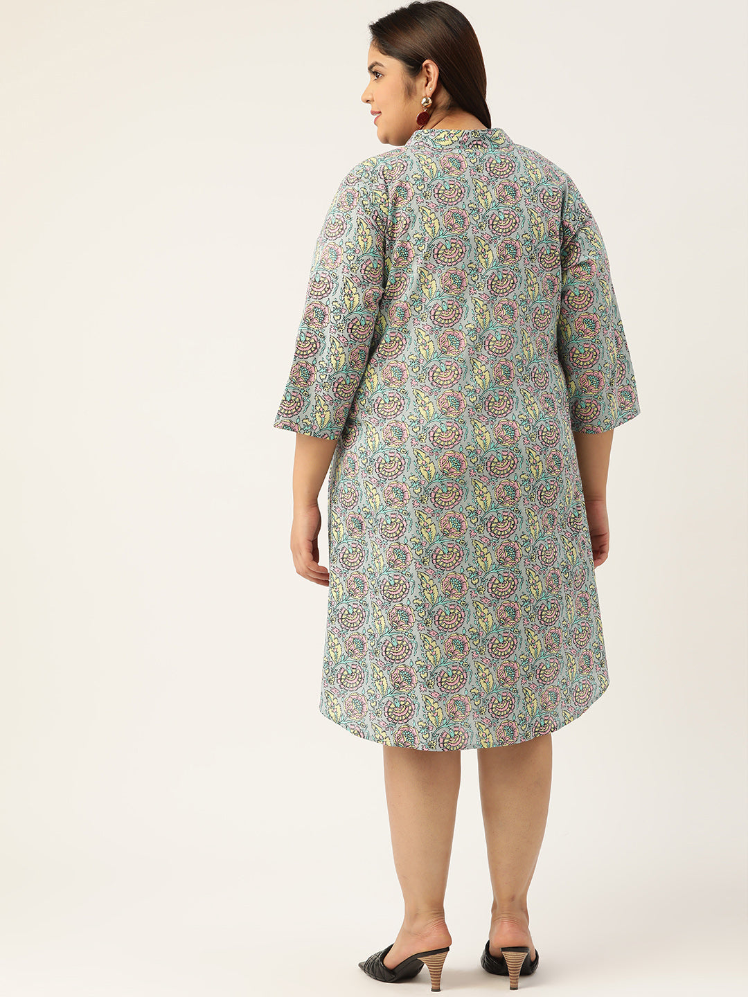 Plus Size A-Line Cotton Dress