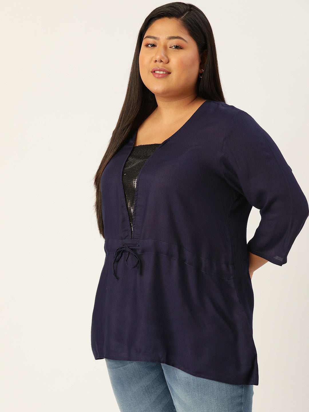 Stylish Plus Size Women Casual Top