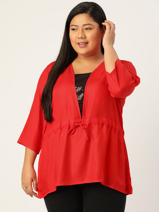 Elegant Plus Size Women Casual Top