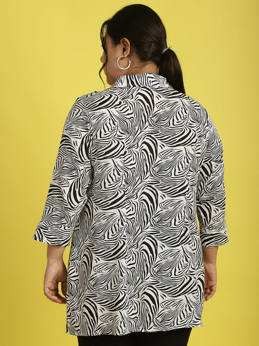 Plus Size Sequined Top