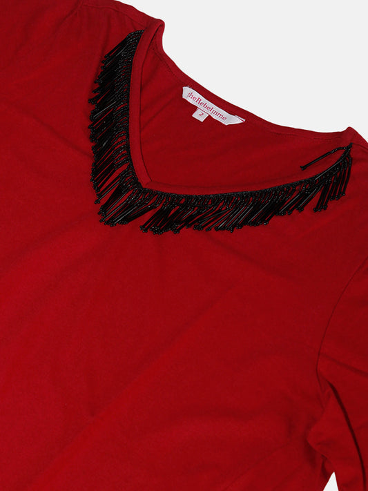 Plus Size Cotton Knitted Dress