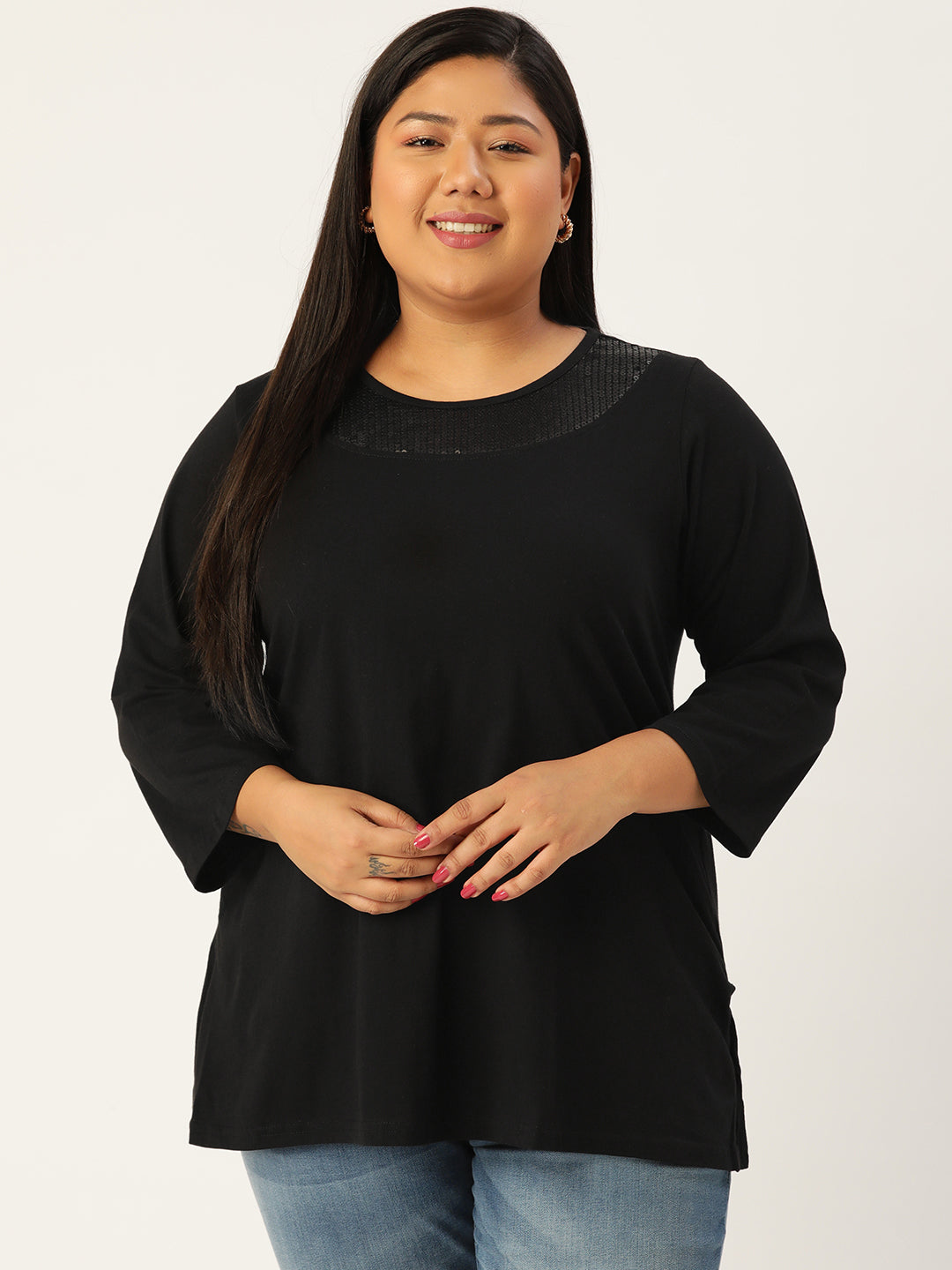 Classic Plus Size Casual Top for Women