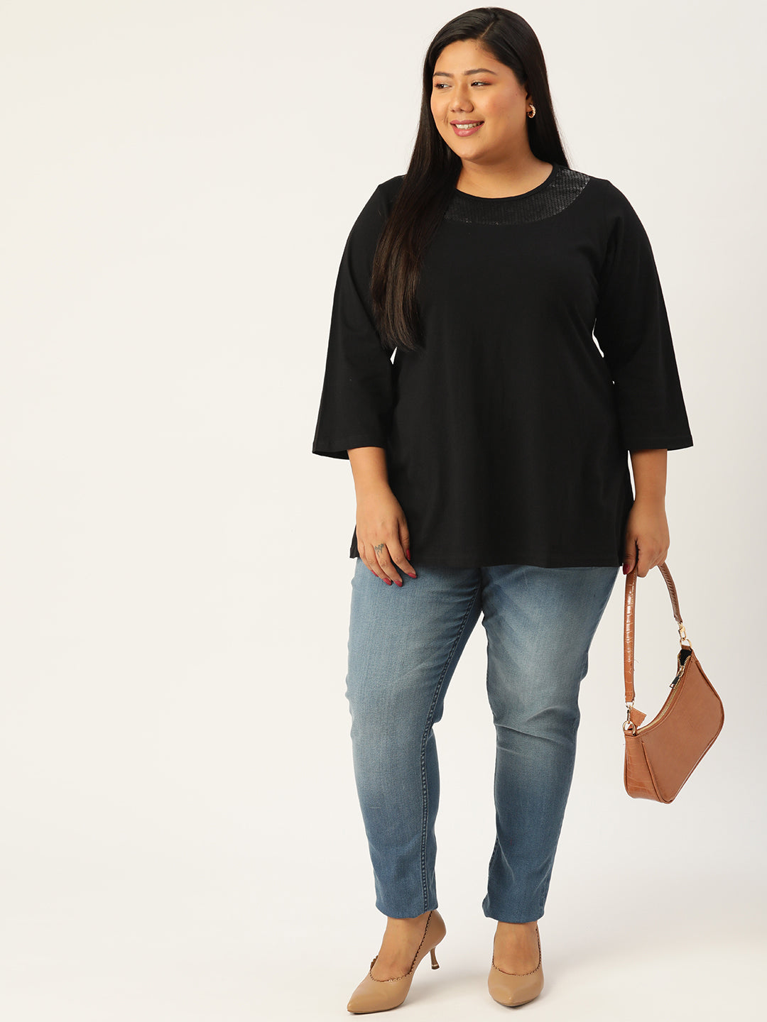 Classic Plus Size Casual Top for Women
