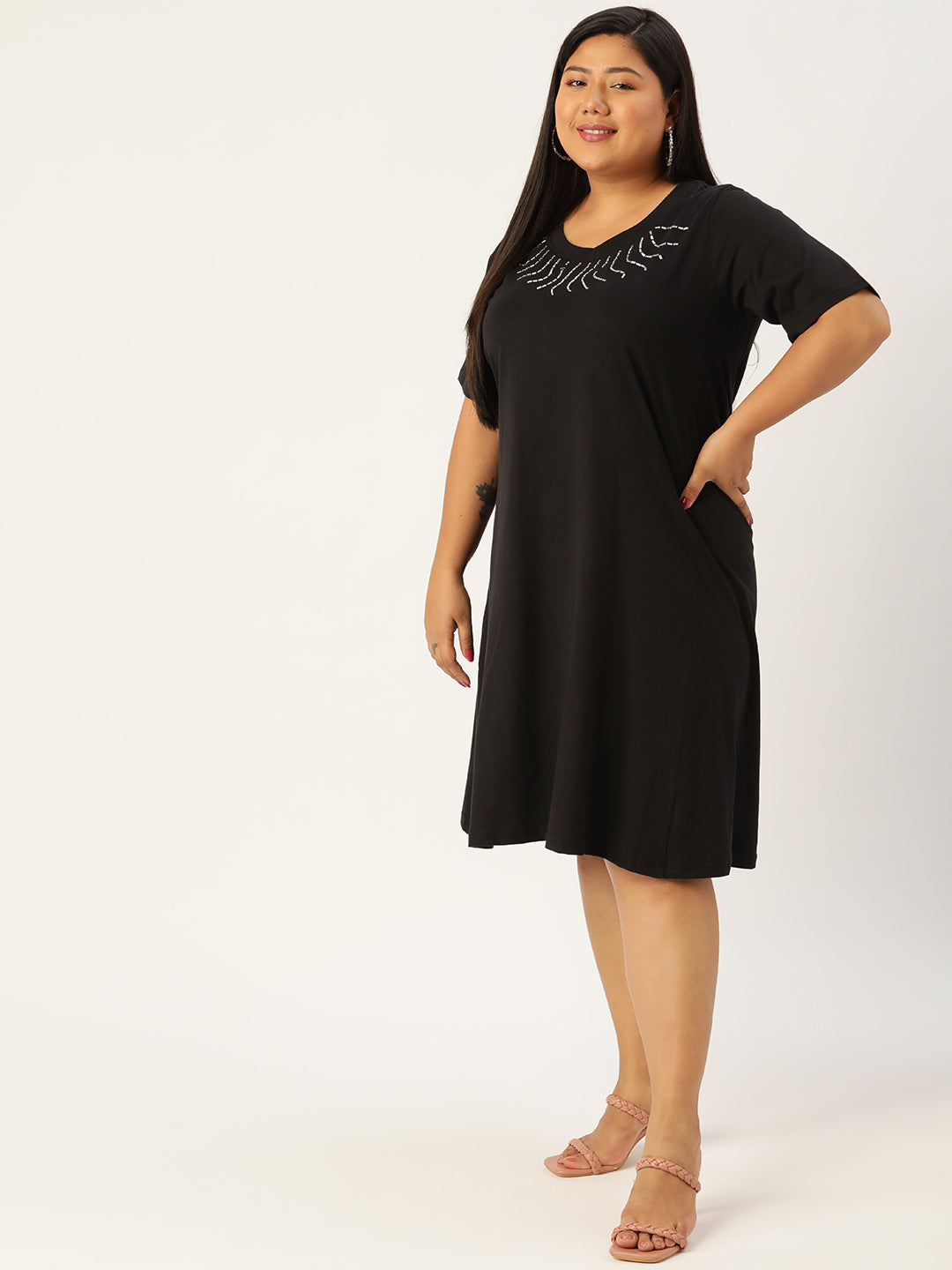 Plus Size Cotton Dress