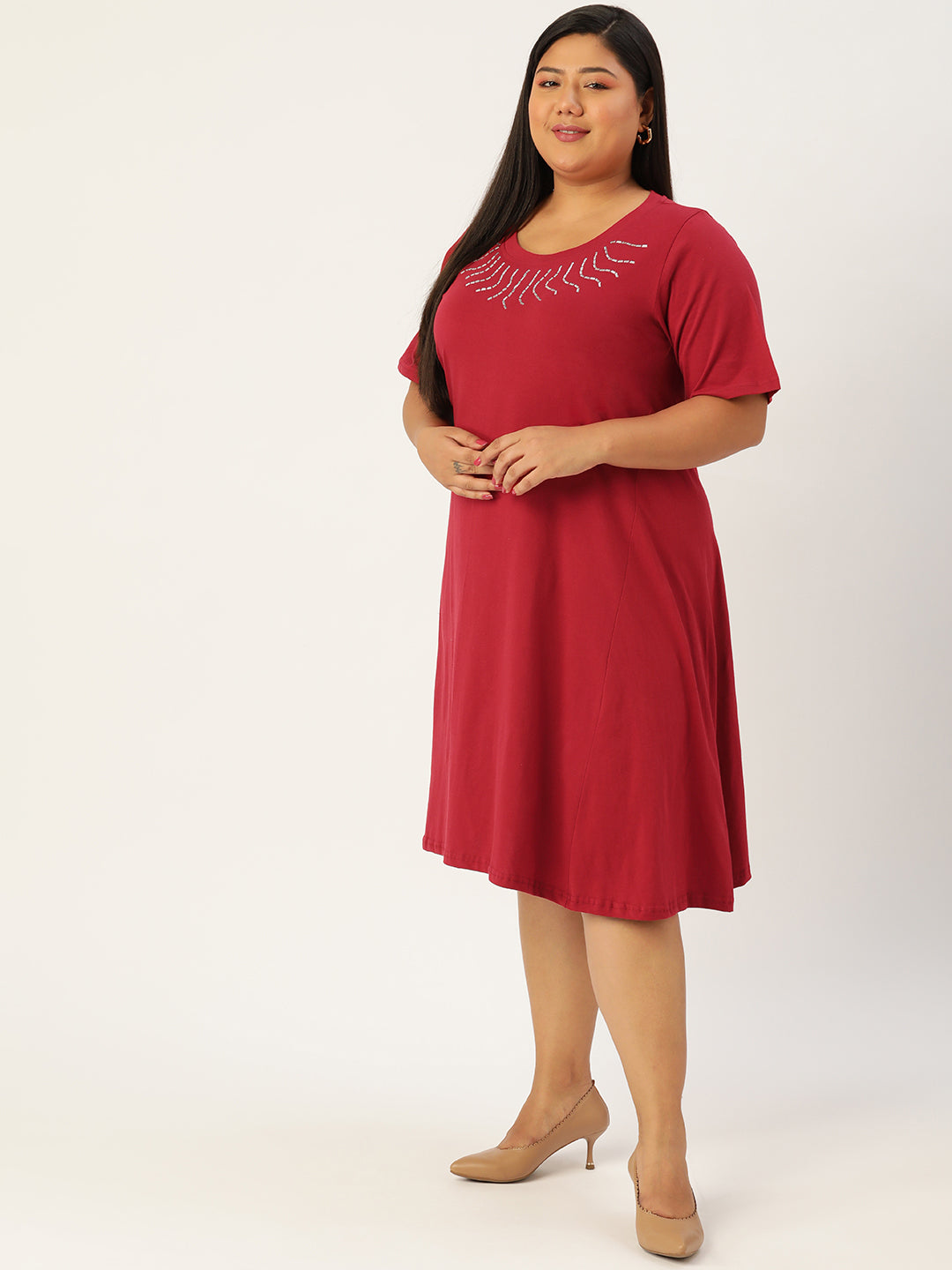 Plus Size Cotton Dress