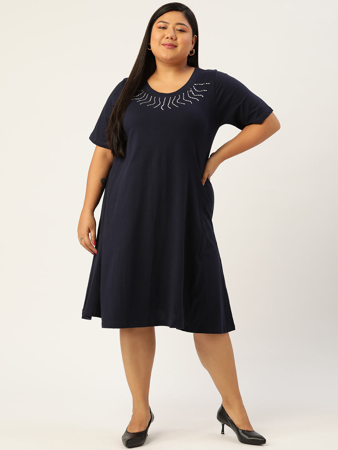 Plus Size Cotton Dress