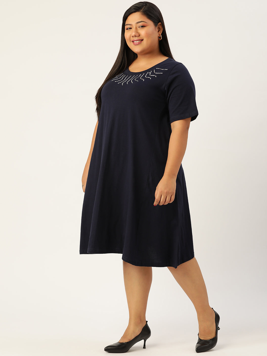 Plus Size Cotton Dress