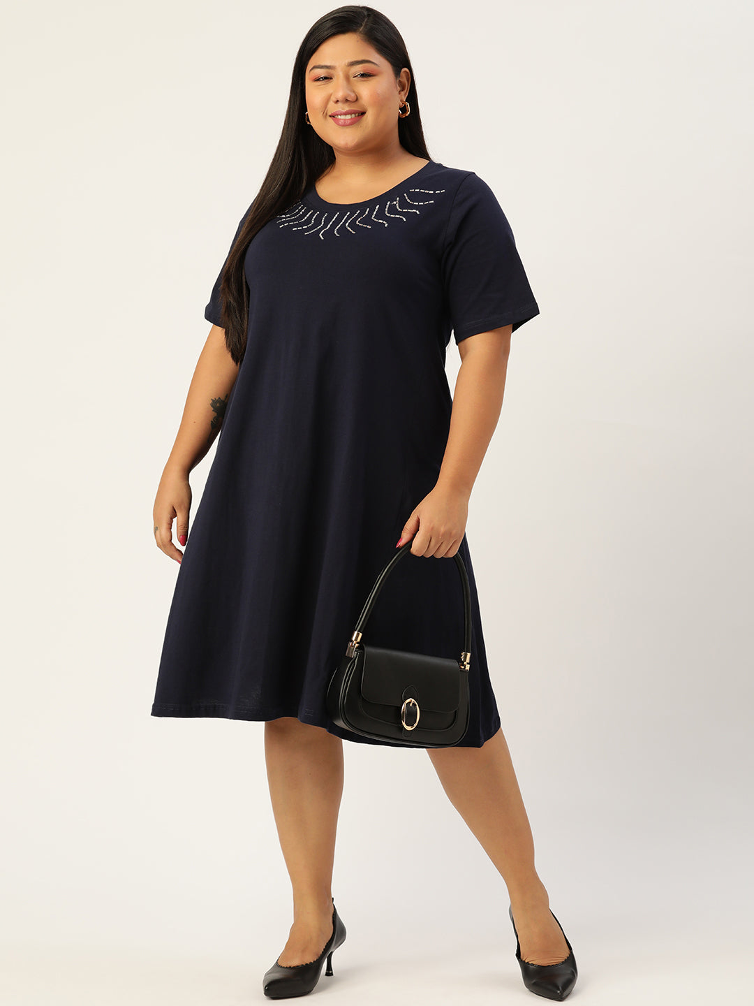 Plus Size Cotton Dress