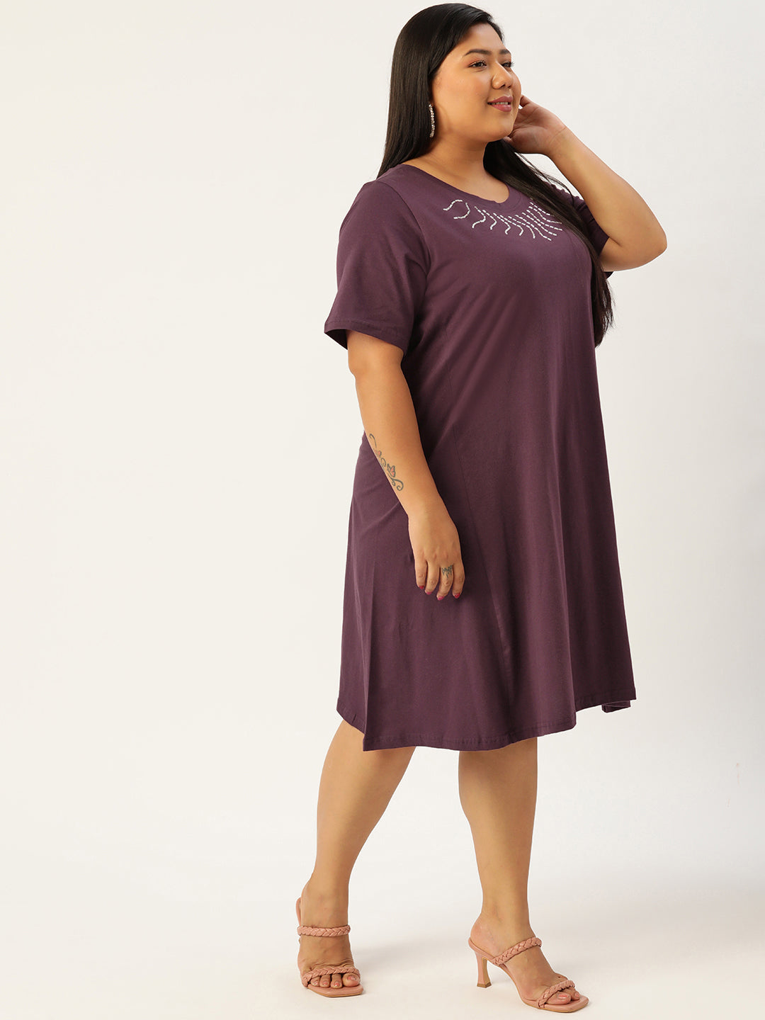 Plus Size Cotton Dress