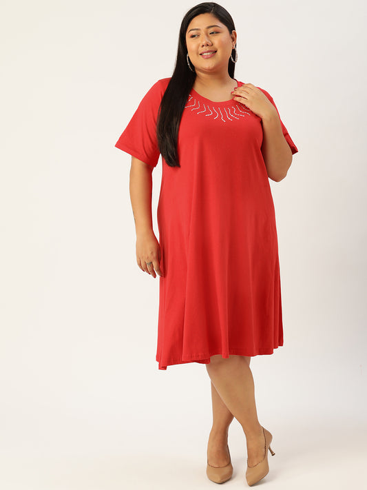 Plus Size Cotton Dress