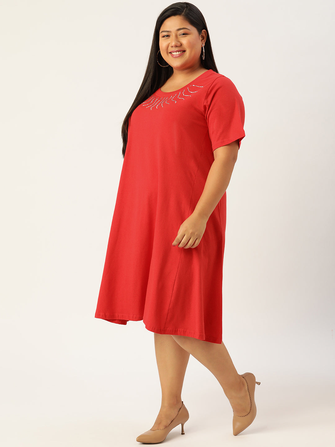 Plus Size Cotton Dress