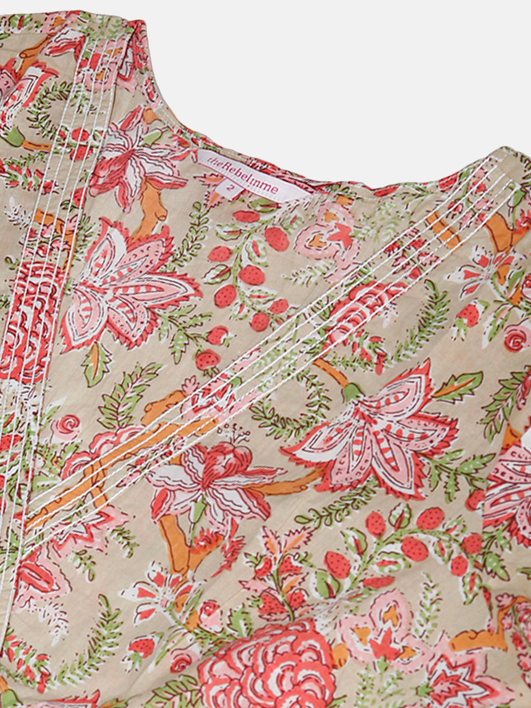 Plus Size Floral Print Midi Dress