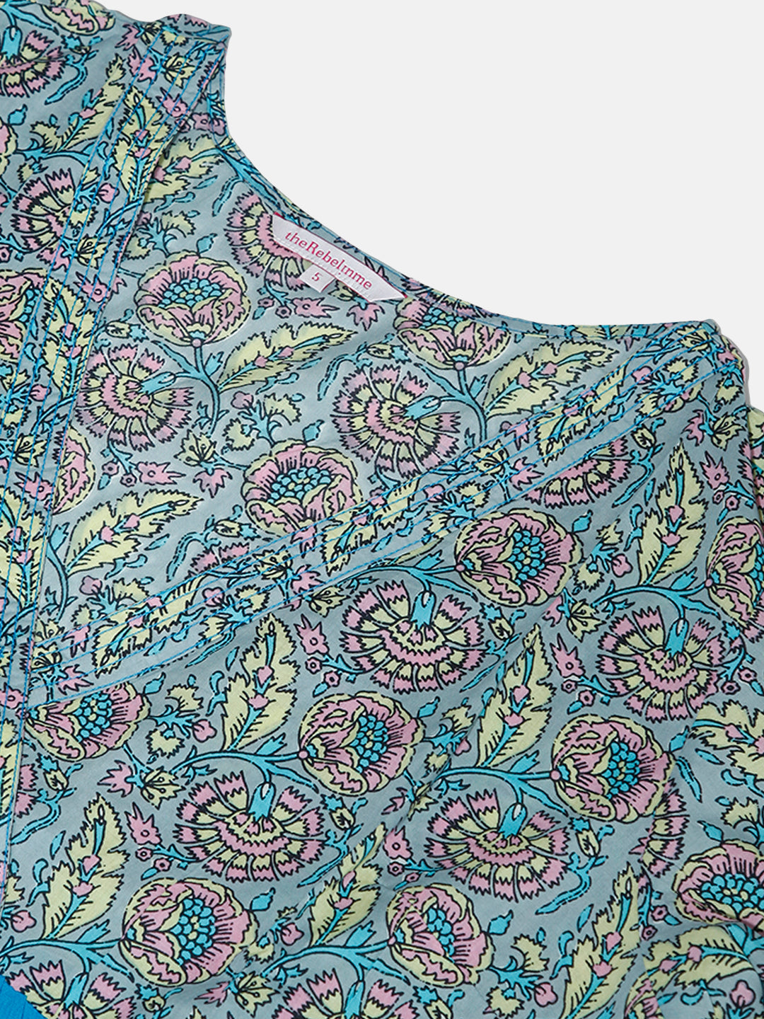 Plus Size Floral Print Midi Dress