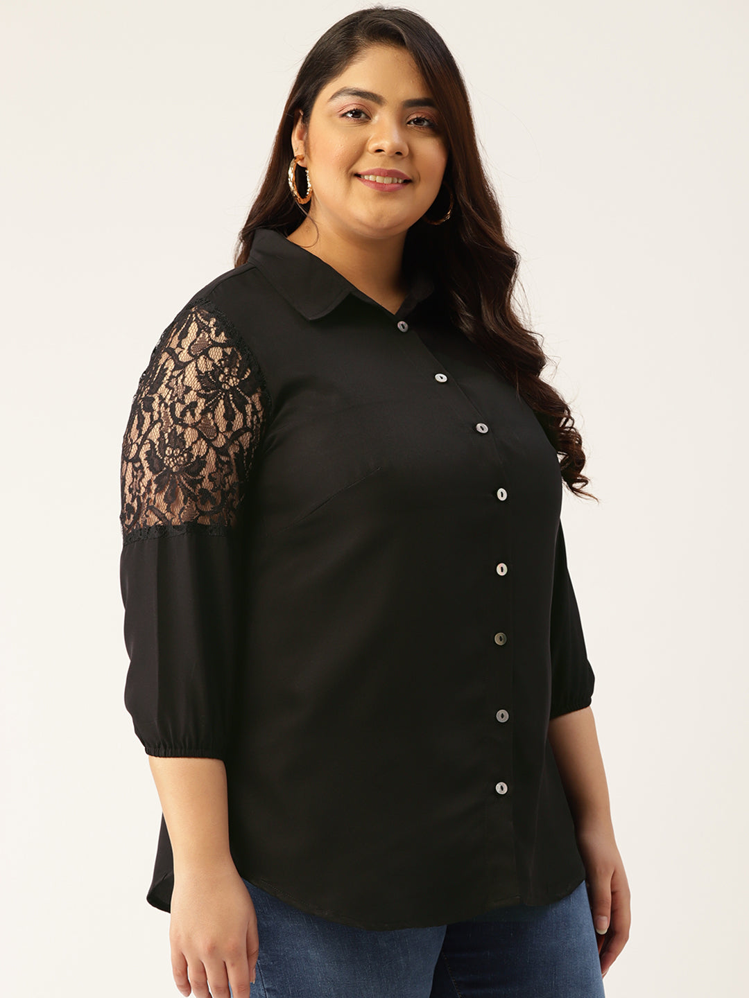 Elegant Plus Size Women Casual Top
