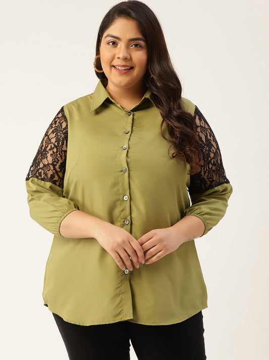Elegant Plus Size Women Casual Top
