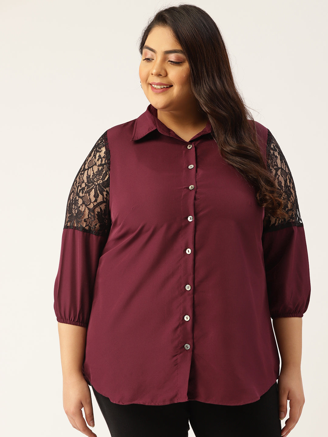 Elegant Plus Size Women Casual Top