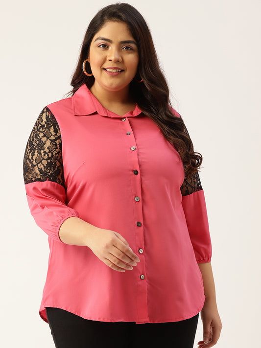 Elegant Plus Size Women Casual Top