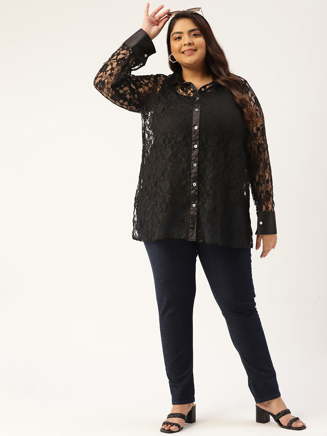 Elegant Plus Size Women Casual Top