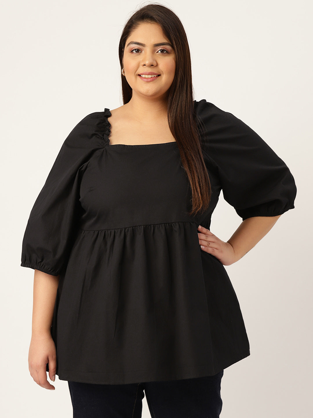 Elegant Plus Size Women Casual Top